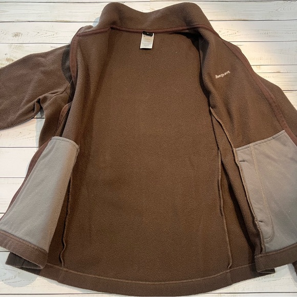 Patagonia Fleece Chocolate Brown Jacket Sz M - Picture 8 of 10